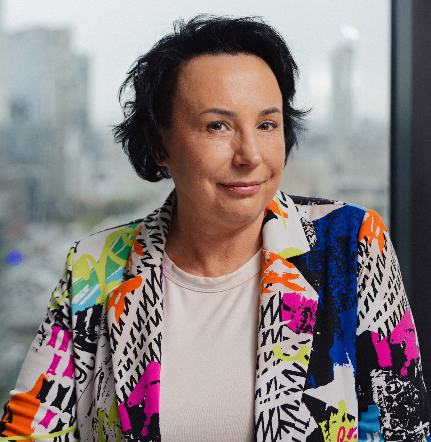 Iwona Paszkiewicz w pracy z klientką